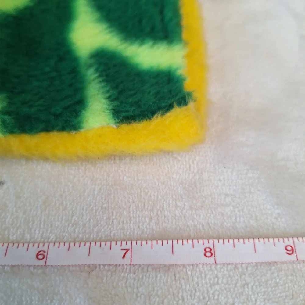 Vintage Hand Puppet Toys Plush Green Yellow‎ Frog 8